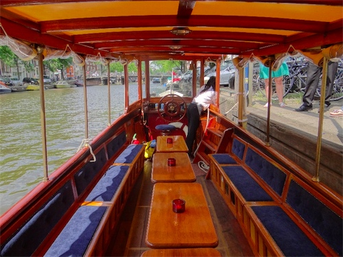 Salonboot huren Amsterdam