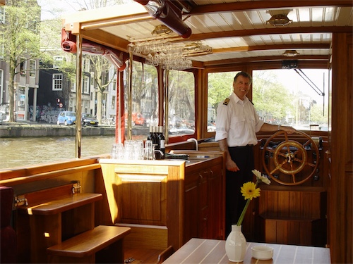 Amsterdamse grachten varen Iris